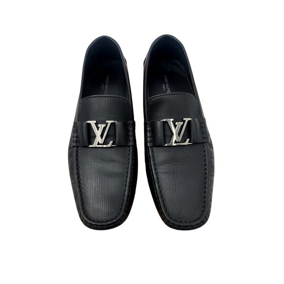 Louis Vuitton Calf Leather LV Logo Monte Carlo Moccasin Loafers Men\'s Size 11 main image 14
